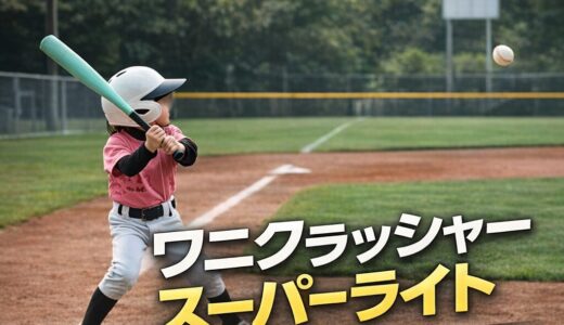 【口コミ本音】ワニクラッシャージュニア スーパーライトは小柄でも振れる？112cm→115cm成長レビュー
