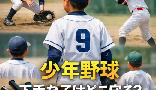 【少年野球】下手な子はどこを守る？セカンド・ライト・レフトの役割を分かりやすく解説