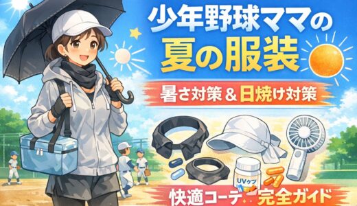 【少年野球ママの夏の服装】暑さ対策＆動きやすいコーデ完全ガイド