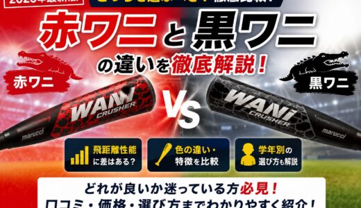 【2026年最新版】赤ワニと黒ワニの違いを徹底比較｜色の違い・どれが良いか・学年別の選び方まで解説